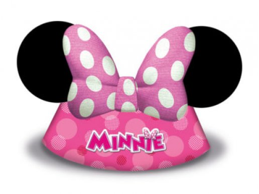 Minnie Mouse Party Hats 6/pcs