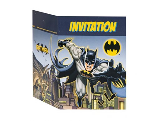 Μπάτμαν Batman Προσκλήσεις (8τμχ)