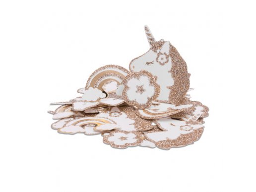 Gold Unicorn Table Confetti 100/pcs
