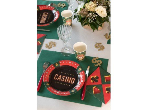 Casino Large Paper Plates (10pcs)