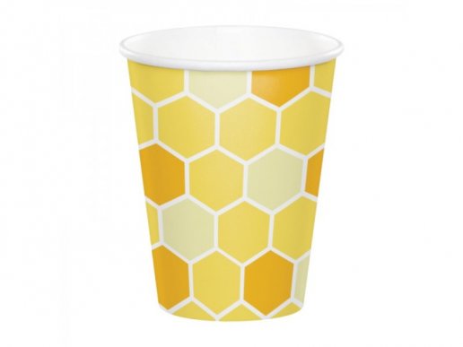 Bumble Bee Paper Cups (8pcs)