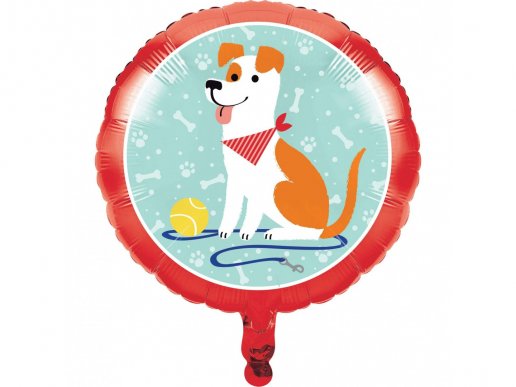 Dog Party Foil Balloon (45cm)