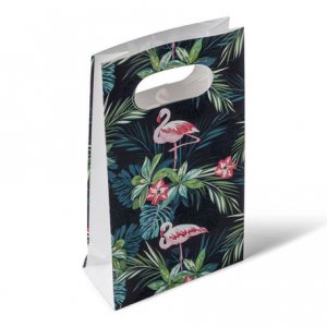 Flamingo Chic Paper Bags (6pcs)