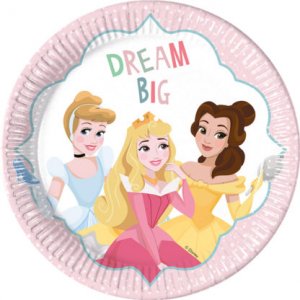 Disney Princess Dream Big Large Paper Plates 8/pcs