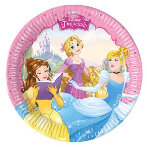 Disney Princesses Large Paper Plates (8pcs)