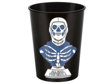 Fortnite the Skull Black Plastic Cup