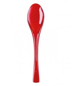 Red Dessert Spoons (20pcs)