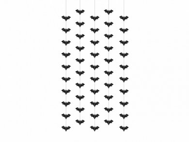 Bats String Hanging Decoration (5pcs)