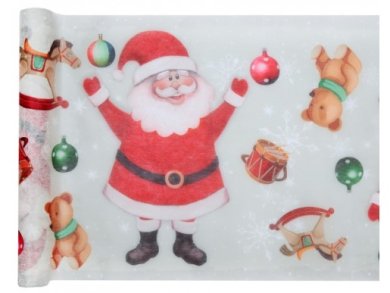 Santa Claus and his Gifts Table Runner (5m)