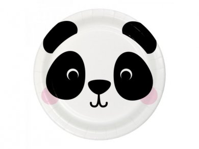 Panda Large Paper Plates (8pcs)
