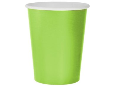 Light Green Paper Cups (14pcs)