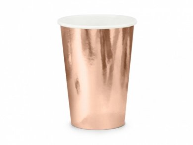 Rose Gold Paper Cups (6pcs)