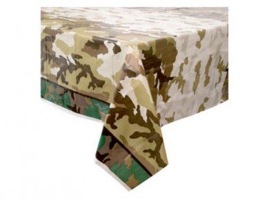 Military Plastic Tablecover (137cm x 213cm)
