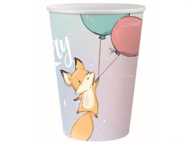 Happy Fox Paper Cups (6pcs)