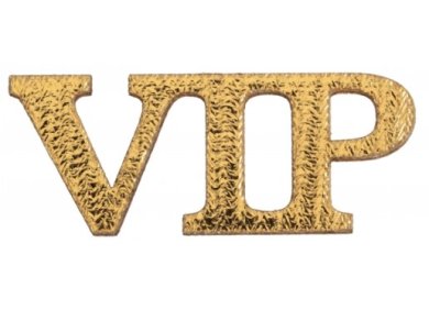 Gold VIP Wooden Table Confettis (10pcs)